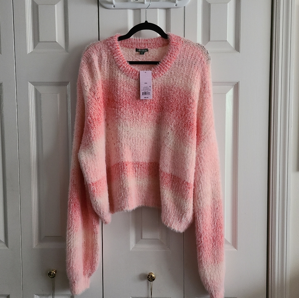 NWT Pink Ombre Sweater